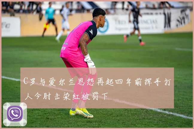 C罗与爱尔兰恩怨再起四年前挥手打人今肘击染红被罚下